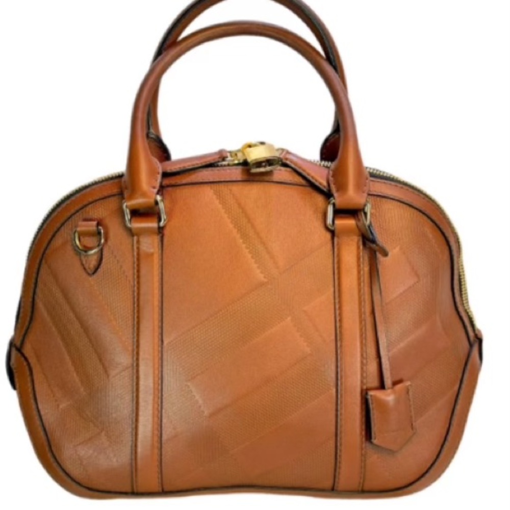 Authentic Burberry Orchard Leather Handbag